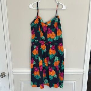 Floral Spaghetti Strap Dress